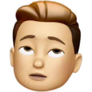 🙄 8848a3fb Эмодзи, Лицо, Выражение, скучающий, уставший telegram sticker