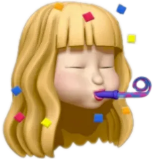 🥳 d5155bc2 Эмодзи, Праздник, Конфетти, Вечеринка, Веселье telegram sticker