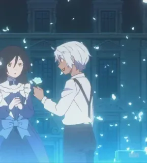 ❤️ b632a6c0 动漫, 角色, 连衣裙, 浪漫, 卡通 telegram sticker