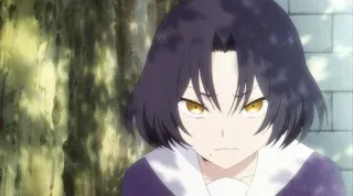 ❤️ d5317132 动漫, 女孩, 严肃, 角色 telegram sticker