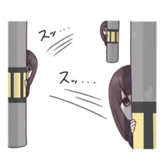 👀 3f36be76 スッ…
スッ… mengintip, bersembunyi, anime, kartun, pemalu, tiang telegram sticker