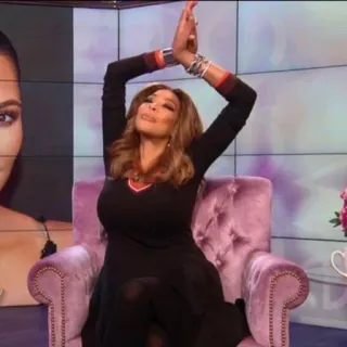 😝 1badace1 Wendy Williams The Wendy Williams Show Wendy Williams, talk show host, the Wendy Williams show, celebrity, tv personality telegram sticker