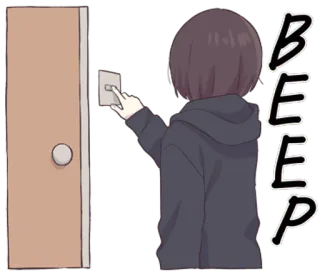 Menhera-chan telegram stickers