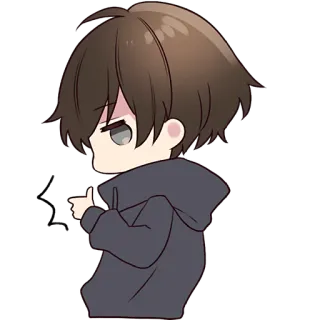 👍 5d0e3e1c Anime, Kartun, Marah, Jari tengah, Menyinggung, Gestur, Stiker telegram sticker