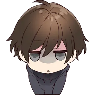 🧐 c671d46e Anime, Manga, Anak laki-laki, Sedih, Lelah, Kartun, Karakter, Lucu telegram sticker