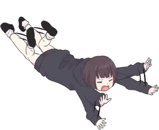 😭 fff9f93e 애니메이션, 만화, 가을, 울음, 귀여운 telegram sticker