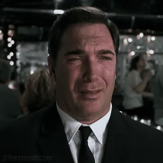 😟 5ab4b5c3 @freetopsticker 남자, 슬픔, 울음, 감정, 흑백, 화남 telegram sticker