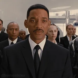 😣 c25fbe6b Men in Black 윌 스미스, 맨 인 블랙, 요원, 정장, 영화, 요원 J telegram sticker