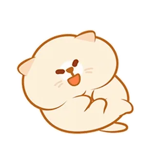 ⭐ d9a13a61 cat, animal, cute, cartoon, happy whatsapp sticker