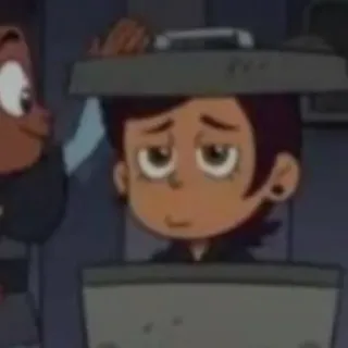 🗑 0ce66f0b Luz Noceda The Owl House カートゥーン, アニメ, ルース・ノセダ, アウルハウス, 悲しい telegram sticker