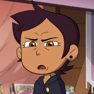 🤨 3122c032 Luz Noceda The Owl House アニメ, アニメーション, テレビ番組, ラズ, ノセダ, アウルハウス telegram sticker