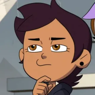 🤔 34d753d4 Luz Noceda The Owl House アニメ, アニメーション, ディズニー, アウルハウス, ルース・ノセダ, キャラクター telegram sticker