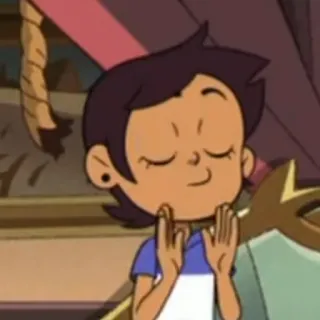 😮 36bb98c8 Luz Noceda The Owl House カートゥーン, キャラクター, ルズ・ノセダ, アウルハウス, アニメ telegram sticker