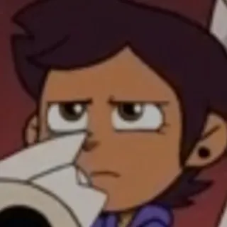 😠 56c8b9e6 Luz Noceda The Owl House カートゥーン, アニメ, ラズ・ノセダ, アウルハウス, ディズニー, キャラクター telegram sticker