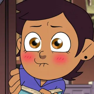 😳 68608c12 Luz Noceda The Owl House カートゥーン, アニメ, かわいい, テレビ番組, キャラクター, ラズ・ノセダ, アウルハウス telegram sticker