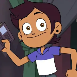 😅 6d872774 Luz Noceda The Owl House カートゥーン, アニメ, キャラクター, ルース・ノセダ, アウルハウス telegram sticker