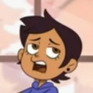 🙄 721d6724 Luz Noceda The Owl House カートゥーン, アニメ, ラズ・ノセダ, アウルハウス, ディズニー, 魔女, 魔法 telegram sticker