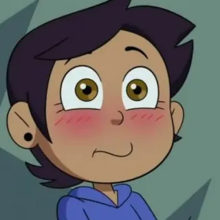 🥺 78895e1b Luz Noceda The Owl House カートゥーン, アニメ, ルース・ノセダ, アウルハウス, ディズニー, キャラクター telegram sticker