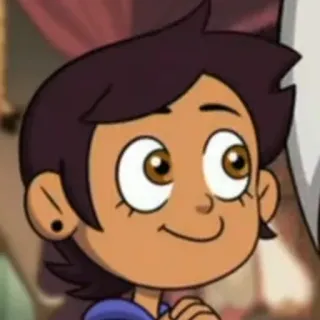 ☺ 7edff077 Luz Noceda The Owl House アニメ, アニメーション, ルース・ノセダ, アウルハウス, ディズニー, キャラクター, アバター, プロフィール telegram sticker