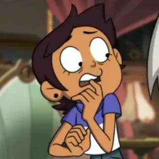 😰 8ad98ca9 Luz Noceda The Owl House カートゥーン, アニメ, ディズニー, キャラクター, アウルハウス, ルース・ノセダ telegram sticker