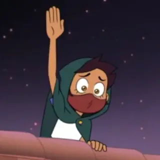 🙋 92205018 Luz Noceda The Owl House ルース・ノセダ, アウルハウス, カートゥーン, キャラクター, アニメ, ディズニー telegram sticker