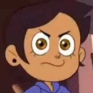 😡 9fc8b66e Luz Noceda The Owl House カートゥーン, アニメ, ラズ・ノセダ, アウルハウス, キャラクター telegram sticker