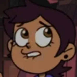 😖 b7a6099e Luz Noceda The Owl House アニメ, アニメーション, ルース・ノセダ, アウルハウス, ディズニー, キャラクター telegram sticker