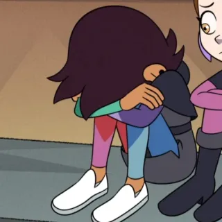 😭 c74d5236 Luz Noceda The Owl House アニメ, 悲しい, 感情的, アニメーション, 泣く, 動揺 telegram sticker