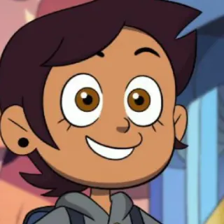 😁 d6439fe9 Luz Noceda The Owl House カートゥーン, アニメ, ラズ・ノセダ, ディズニー, キャラクター telegram sticker