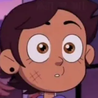 😳 e0958a66 Luz Noceda The Owl House カートゥーンキャラクター, ラズ, アウルハウス telegram sticker