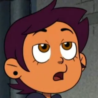 😤 e423e6f6 Luz Noceda The Owl House カートゥーン, キャラクター, アニメ, ルース・ノセダ, アウルハウス, ディズニー telegram sticker