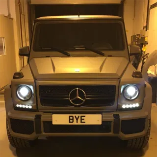 ๐ 1edb220d BYE car, vehicle, license plate, luxury, automotive telegram sticker