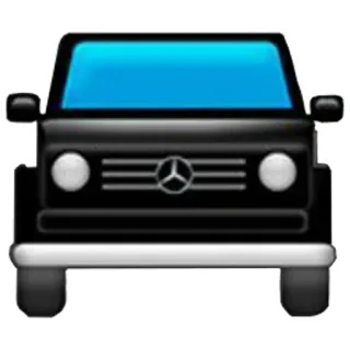 ๐ 3709848e car, mercedes, suv, vehicle, transportation telegram sticker