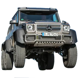 ๐ 645a3e6d car, mercedes, truck, g wagon, 6x6, offroad, vehicle telegram sticker