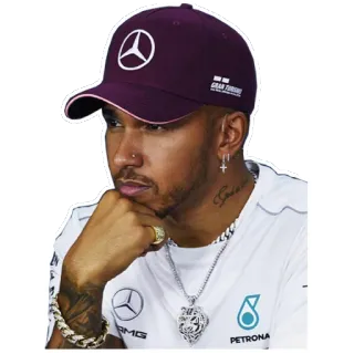 ๐ค d286ad0a Lewis Hamilton sports, racing, athlete, formula 1, driver telegram sticker