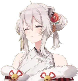 ♌️ bcf6e278 anime, mignon, kawaii, souriant, fille whatsapp sticker