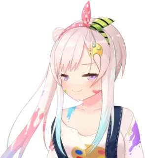 🎨 c8869619 Anime, Personnage, Mignon, Kawaii, Dessin animé, VTuber whatsapp sticker