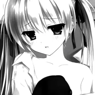 🫦 650eac94 Animé, Fille, Manga, Kawaii, Art telegram sticker