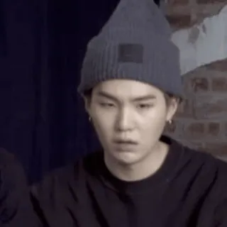 ⛓ 2546c9d4 Suga kpop, idol, suga, bts, uitdrukking, portret telegram sticker