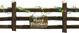 🎄 1132cc2f Merry Christmas christmas, holidays, winter, snow, fence whatsapp sticker