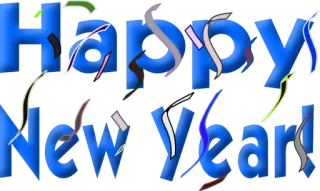 🎁 2ccfc1cd Happy New Year! happy new year, celebration, holiday, new year, festive, greeting whatsapp sticker