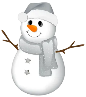 ⛄ 3283098e snowman, winter, snow, holiday, festive, carrot nose whatsapp sticker