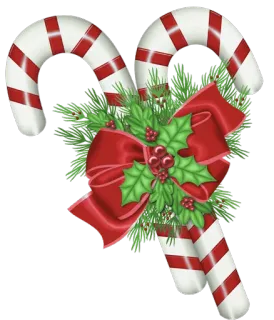 🎀 91d25d9f candy cane, Christmas, holiday, red, white, sweet, festive, decoration whatsapp sticker