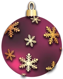 🎀 dafc0172 christmas, ornament, holiday, decoration, snowflake, ball whatsapp sticker