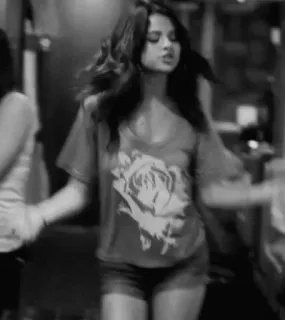 ☹️ 4a171e80 vrouw, meisje, dansen, zwart-wit, persoon whatsapp sticker