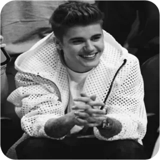 😂 e4f537f3 Justin Bieber zanger, muziek, beroemdheid, portret, glimlach whatsapp sticker