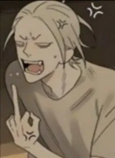 🖕 7489cde5 dedo corazón, ofensivo, grosero, gesto whatsapp sticker