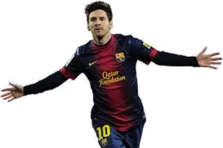 👊 8f79f9e3 Lionel Messi football, soccer, athlete, sports, player, FC Barcelona, Messi telegram sticker