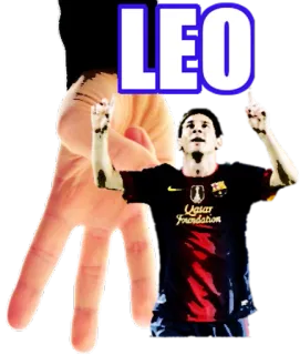 ✨ dd9785d3 Lionel Messi LEO soccer, athlete, football, celebration, messi telegram sticker