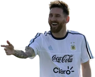🤣 ed4aec81 Lionel Messi piłka nożna, piłkarz, sportowiec, argentyna, messi whatsapp sticker